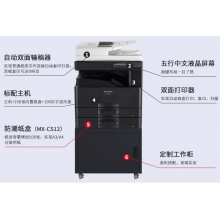 夏普（SHARP）BP-M2522R 复印机 A3黑白激光多功能一体机（标配+第二纸盒+工作台落地）